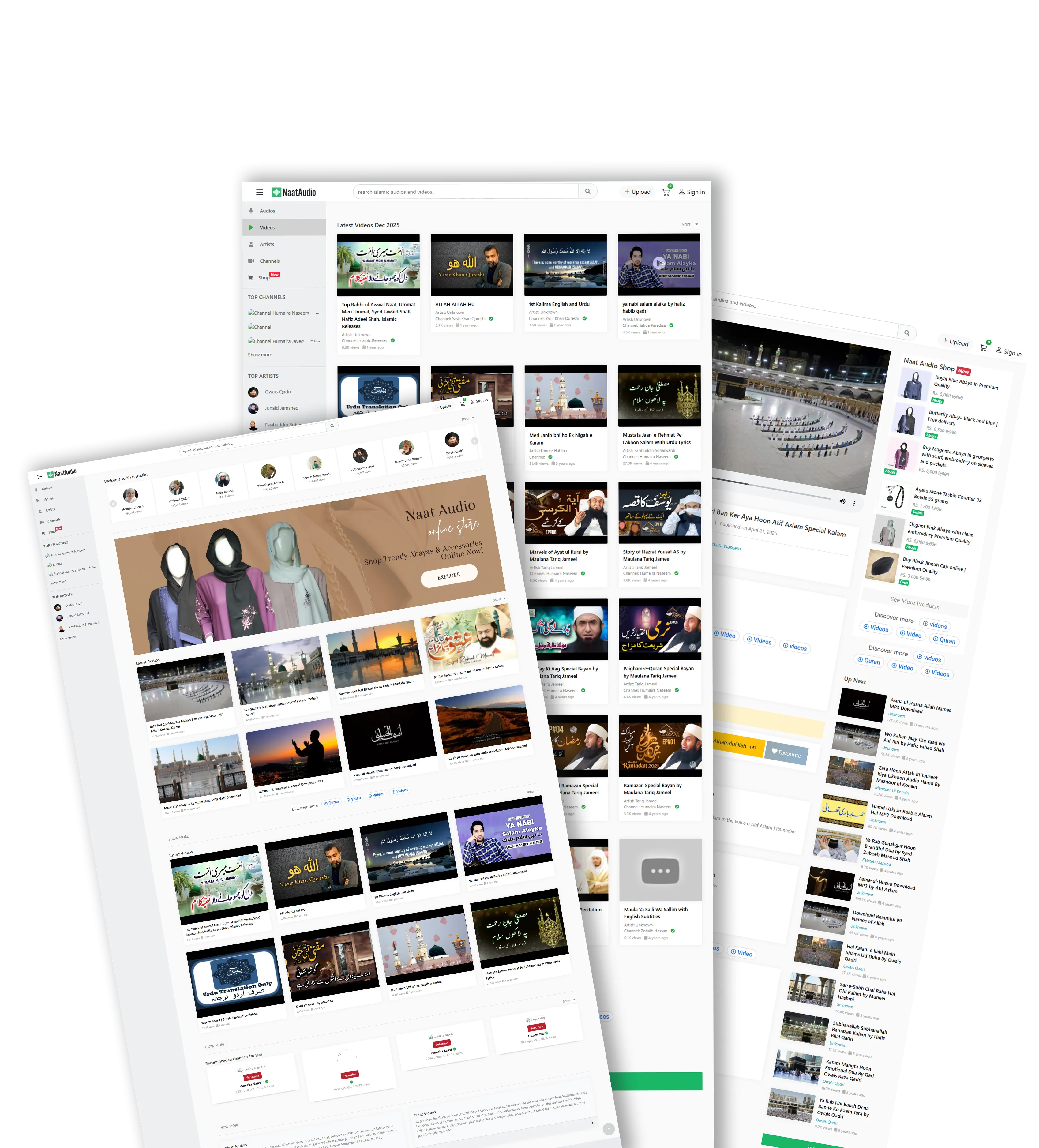 Audio Website Design