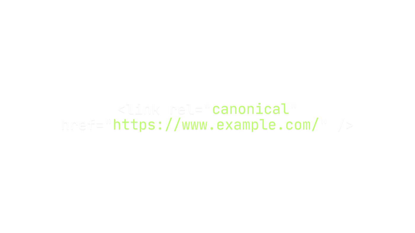 Canonical URL