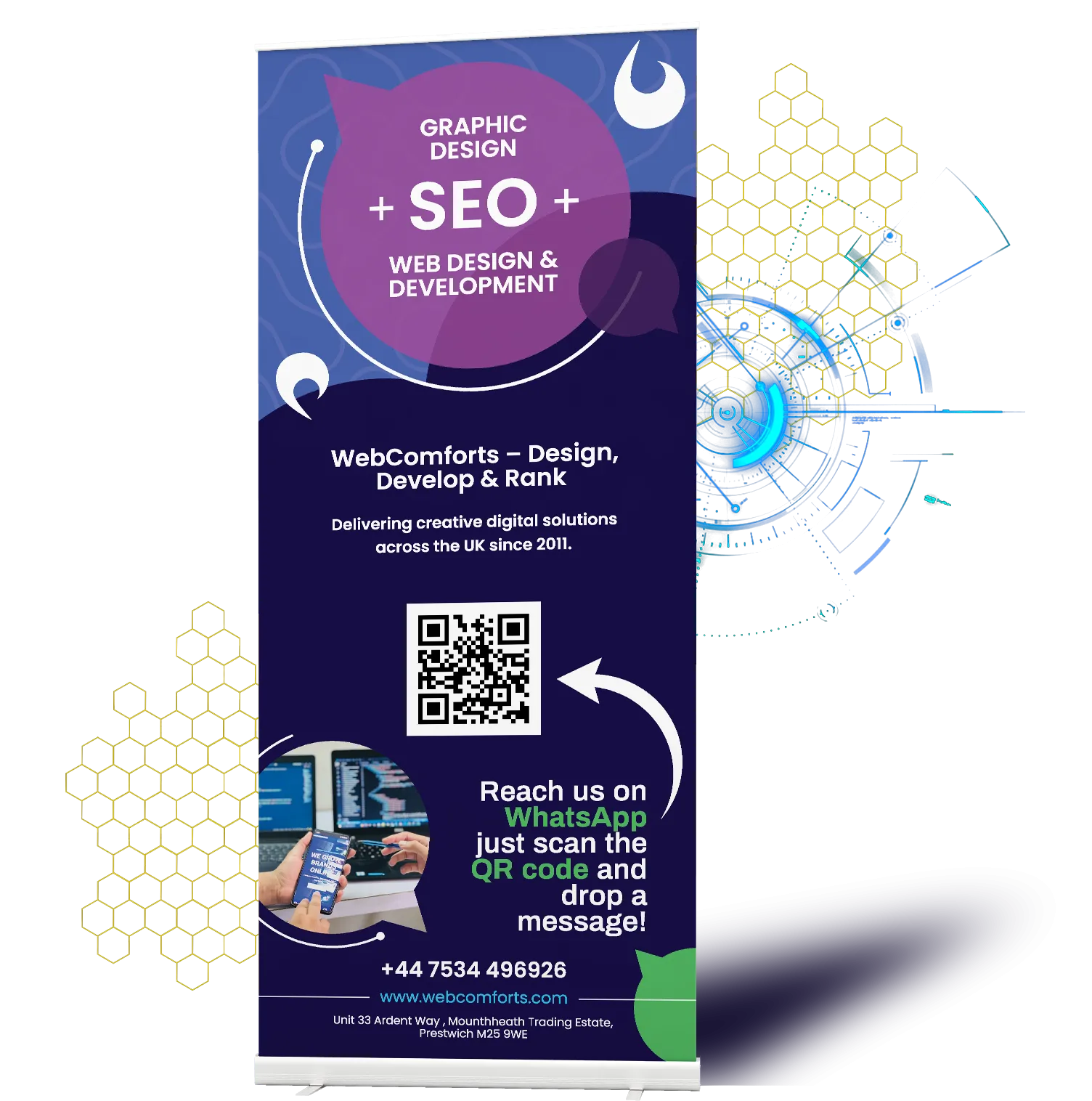 Professional graphic design services for businesses across the UK