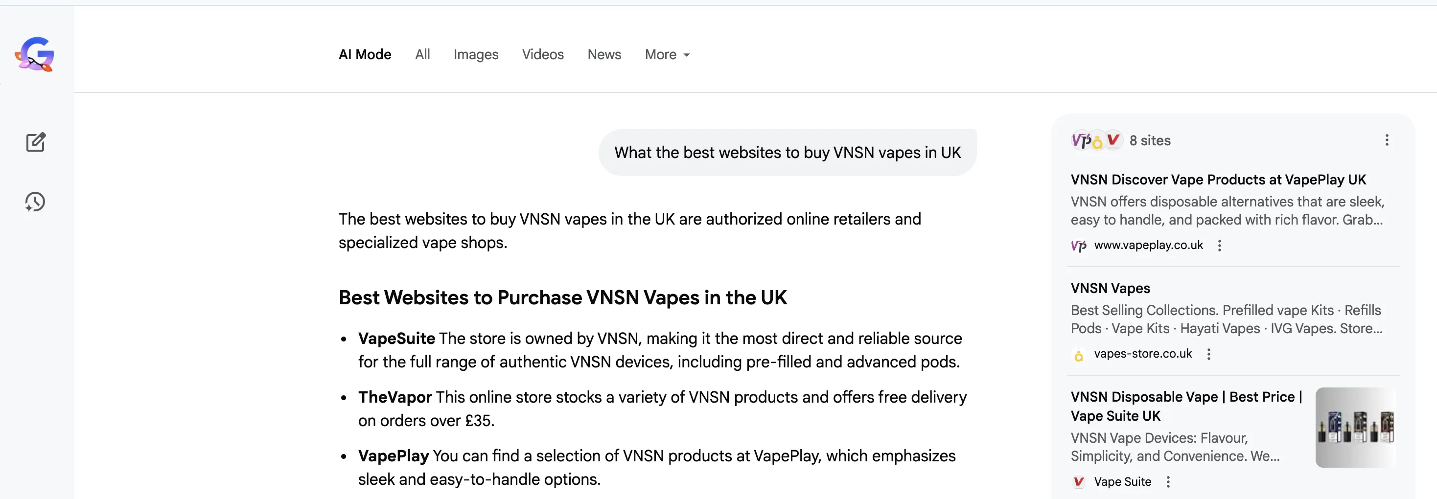 Screenshot of Google AI Overview at the top of search results providing a generative summary for a user query.