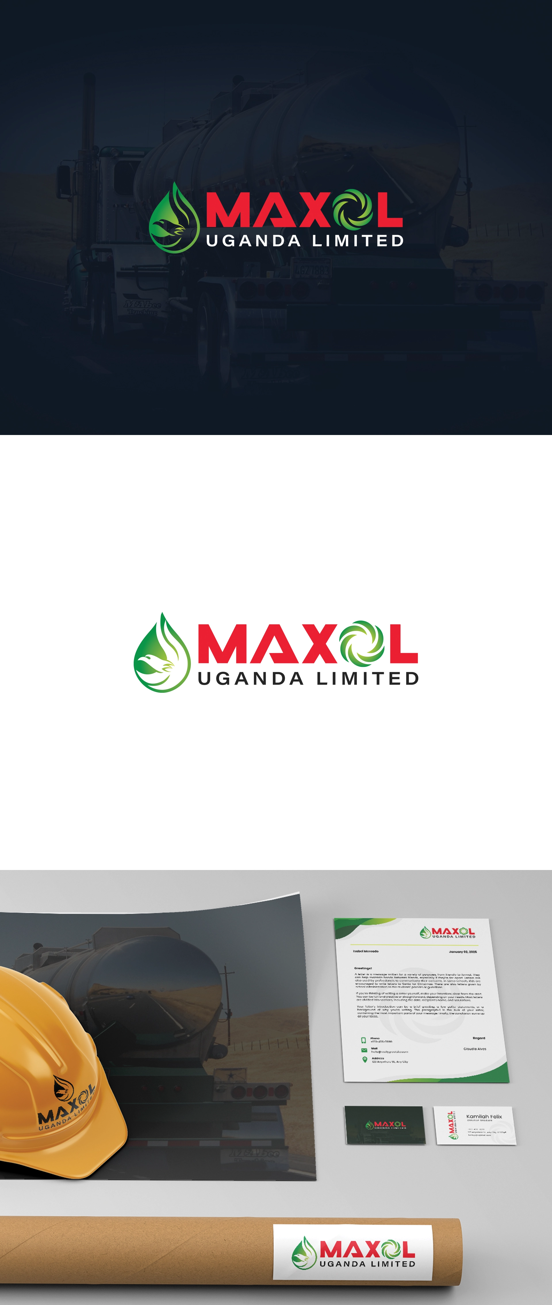 Logo designs for Maxol Ltd brand identity