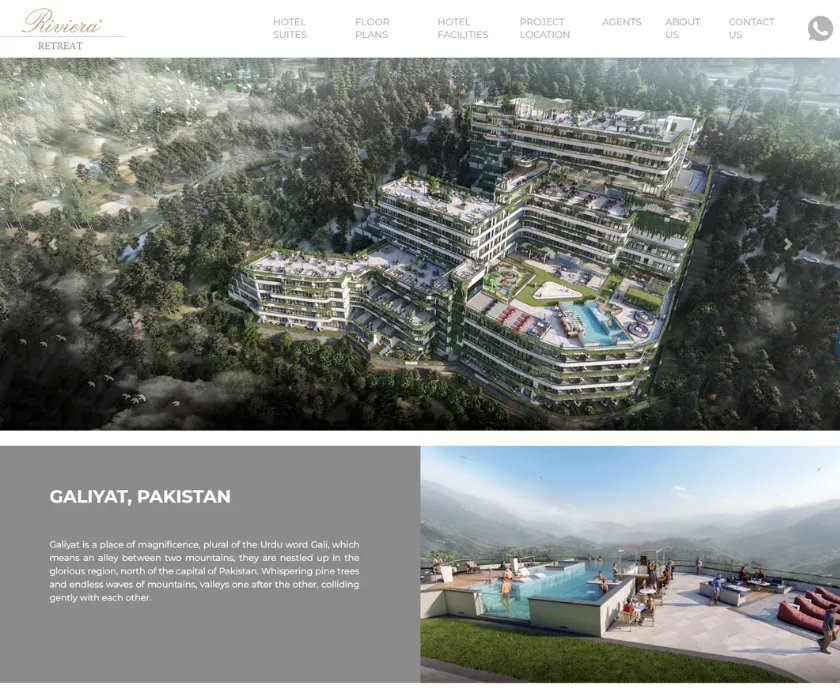Riviera Retreat Website Design