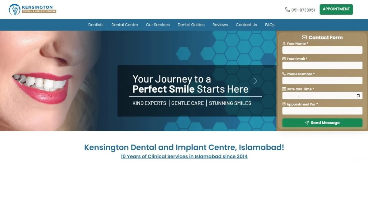 Dental Clinic Website