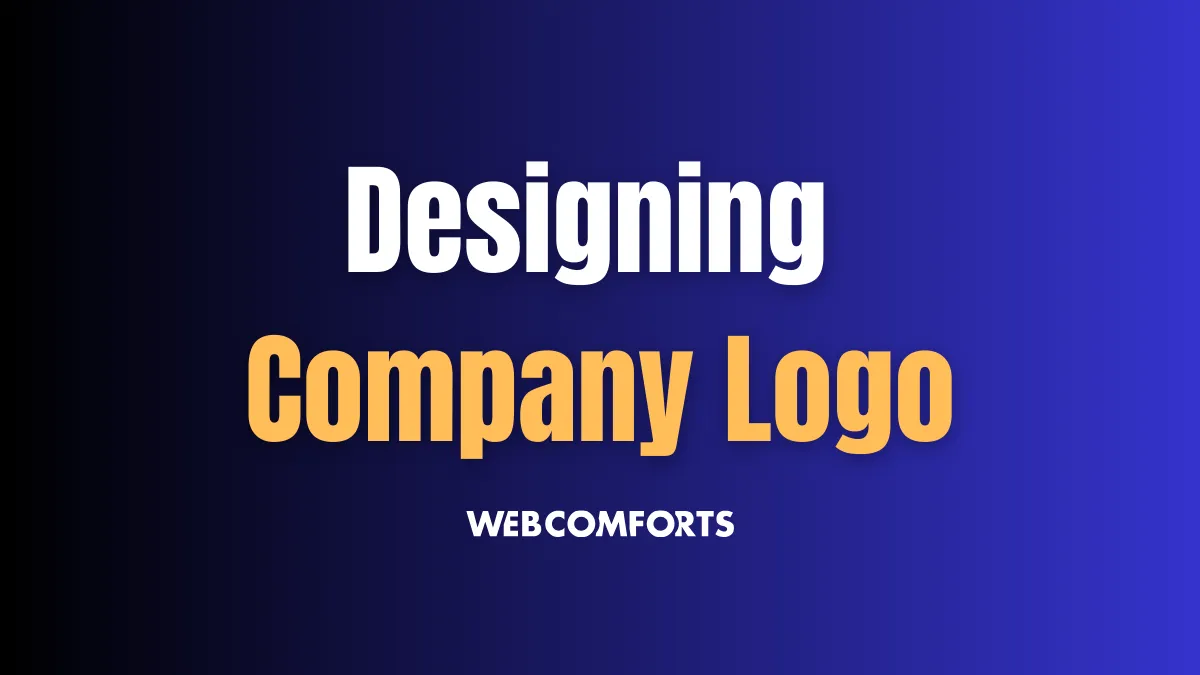 Designing company logo