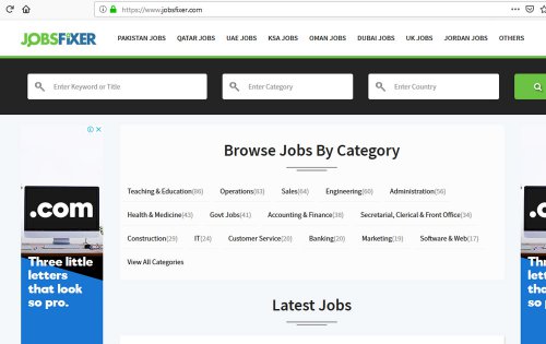 Online jobs Website