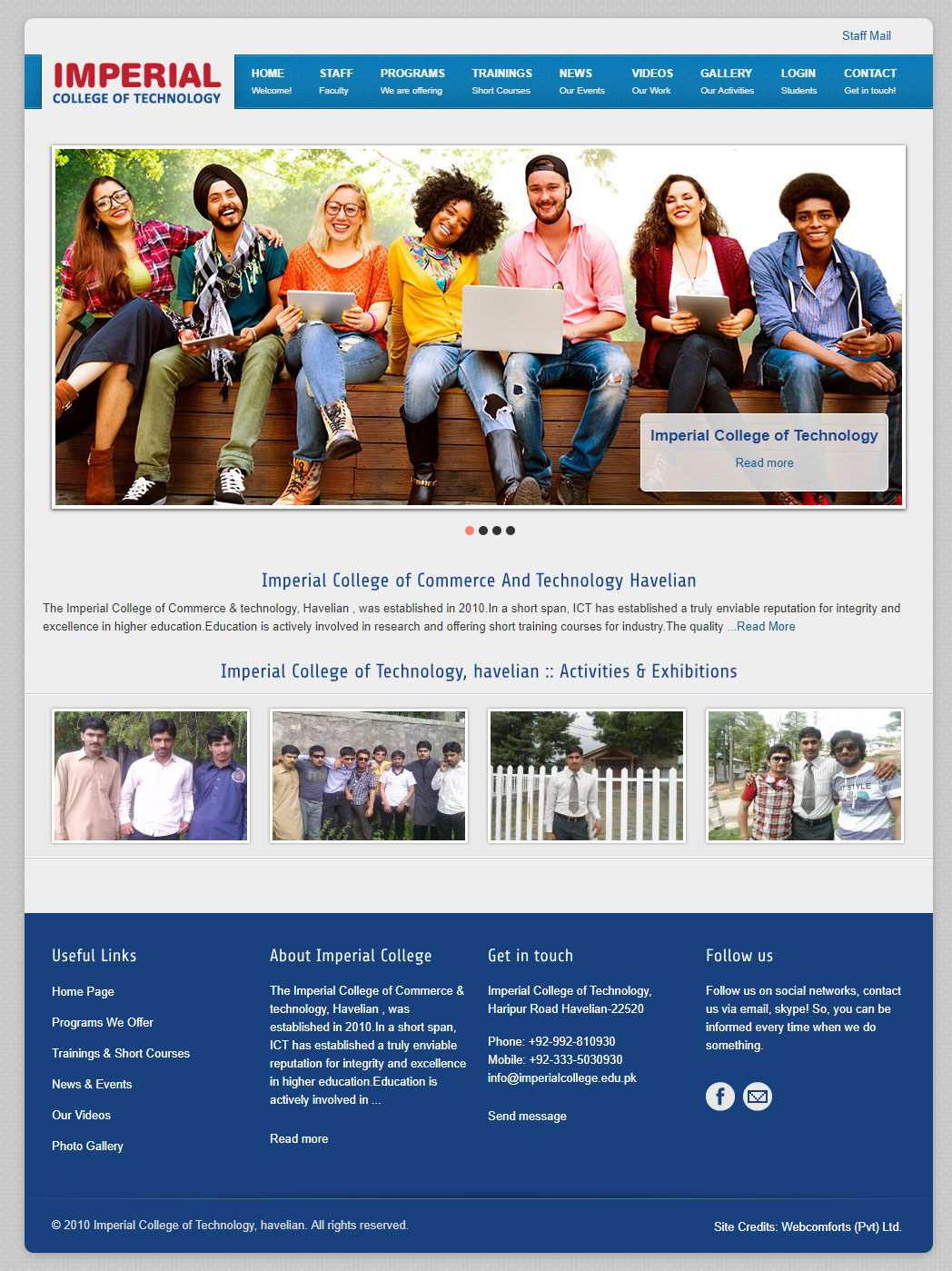 web design, web development, college website, web design pakistan